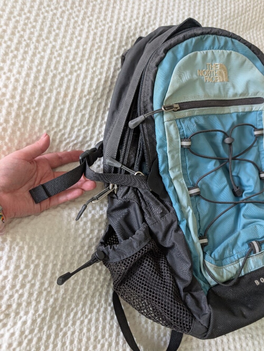 The North Face Borealis Backpack - Light Blue & Dark Gray - Picture 2 of 8